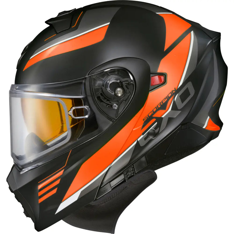 93-1046-EC Scorpion Exo Exo-Gt930 Cold Weather Helmet Modulus Orange Xl (Electric)