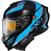 93-1054-SD Scorpion Exo Exo-Gt930 Cold Weather Helmet Modulus Blk/Blu Md (Dual Pane) - RV and Auto Parts