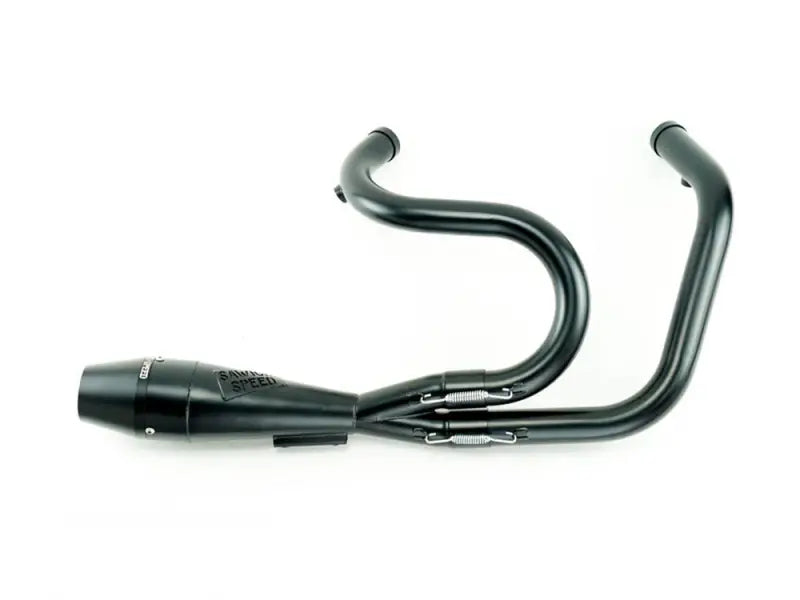 Black stainless steel Sawicki 2In1 Tc Softail Shorty exhaust for RV parts & accessories