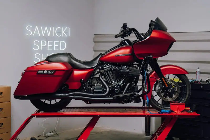 930-01083 Sawicki 2In1 M8 Flt Full Length Cannon Black - Exhaust