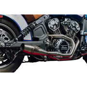 SAWICKI 930-01363 Indian Scout Shorty Cannon Brushed Ss
