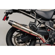 Motorcycle exhaust pipe for Pan America Slip On Cannon Brushed SS model