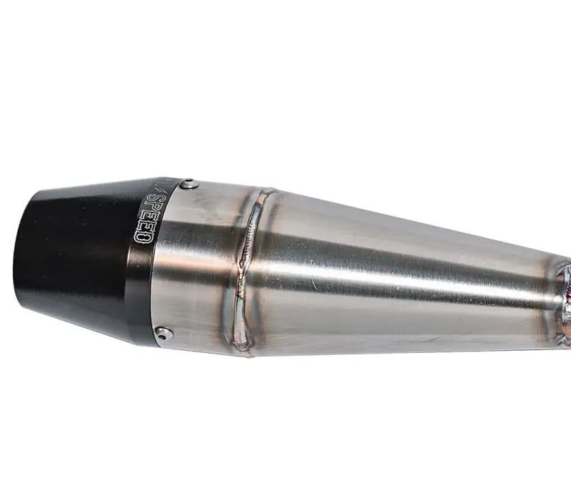 Stainless steel and black motorcycle exhaust silencer for Sawicki FTR Slip RV parts & accessories