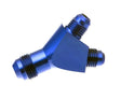 930-08-06-1 Redhorse Y-Block for high-performance, reliable plumbing setups, ideal for custom fuel systems.