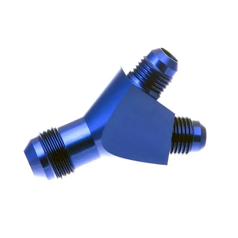 930-08-06-1 Redhorse Y-Block for high-performance, reliable plumbing setups, ideal for custom fuel systems.
