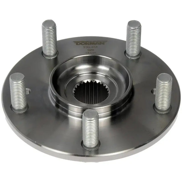 Shiny metal wheel hub assembly for Dorman Wheel Hub 930-454 replacement part