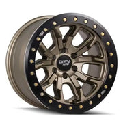 Dirty Life 9303-7973MGD12 Dirty Life 9303 DT-1 17x9 / 5x127 BP / -12mm Offset / 78.1mm Hub Satin Gold Wheel - Beadlock