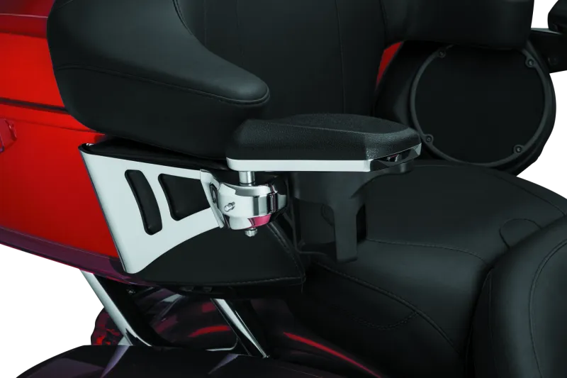 Kuryakyn Passenger Armrests 14-23 Touring Models Chrome for RV, Automotive, Powersports, off-road, marine, exterior, truck accessories, interior, truck bed, rv parts, AVADA - Best Sellers, Seats, Armrests