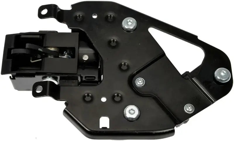 Black metal door latch assembly for Dorman Intgr Latch Actuator replacement