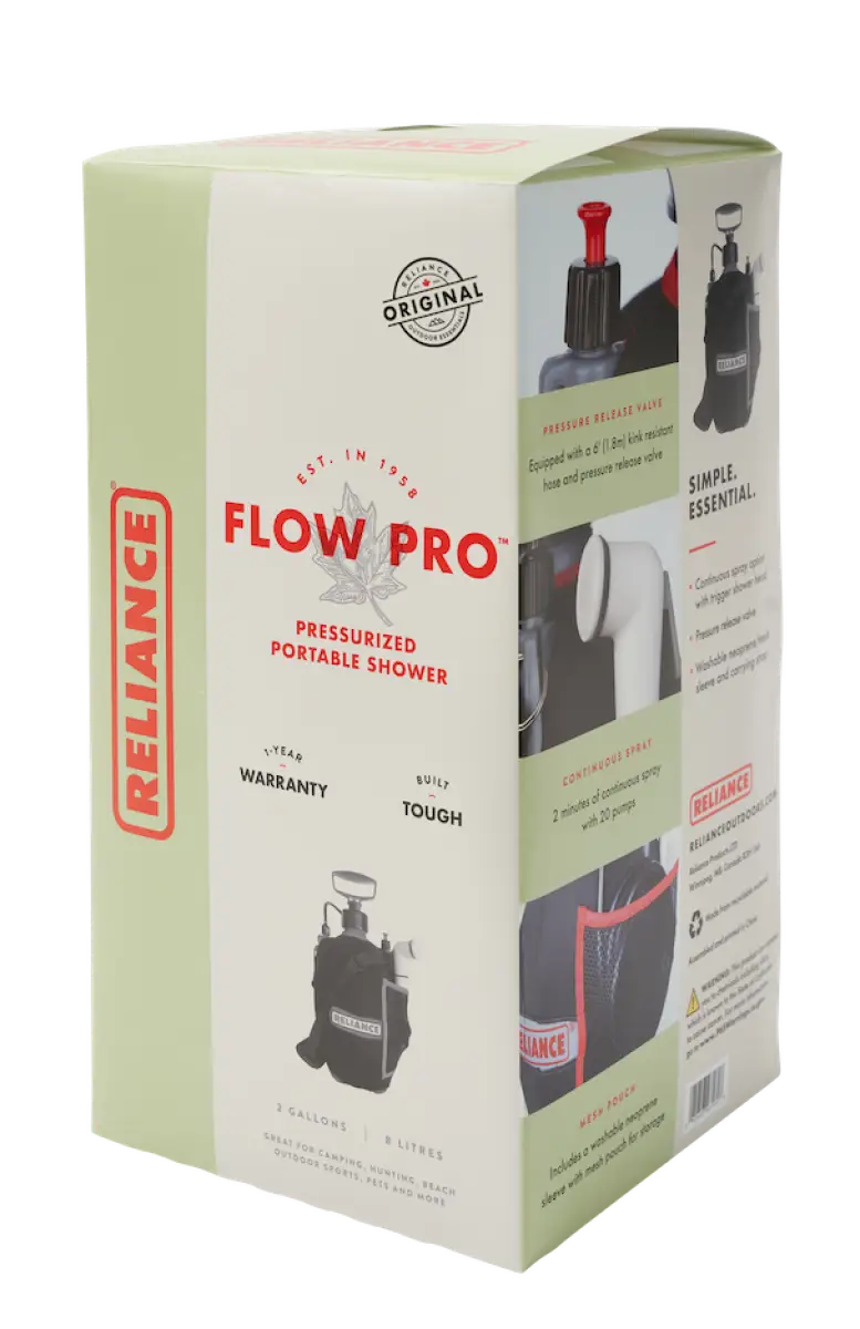 9316-13 Reliance Flow Pro Shower 1 Pk - Camp