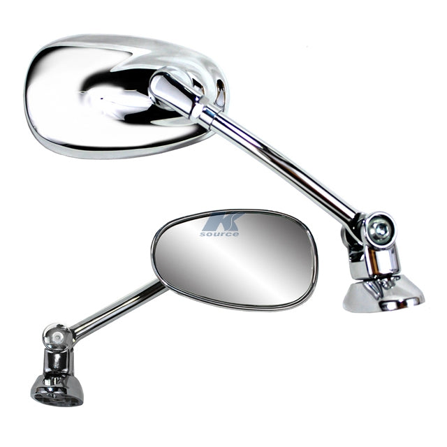 932061 K-Source Chrome Fairing Oval Mirror