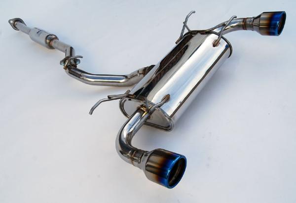 Invidia HS12SSTG3T Invidia Subaru BRZ / Scion FRS Q300 w/ Rolled Titanium Tips Cat- Back Exhaust (Blue Edge) - HS12SSTG3T