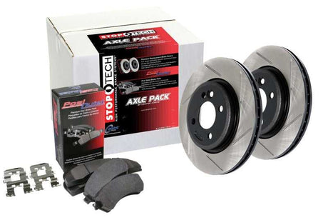Stoptech 934.61021 StopTech 94-04 Ford Mustang GT Base Slotted Street Brake Kit w/o Brake Lines Front and Rear