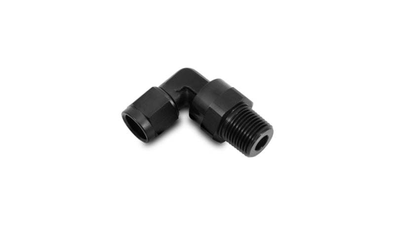 Vibrant 11388 Vibrant -8AN to 1/2in NPT Female Swivel 90 Degree Adapter Fitting
