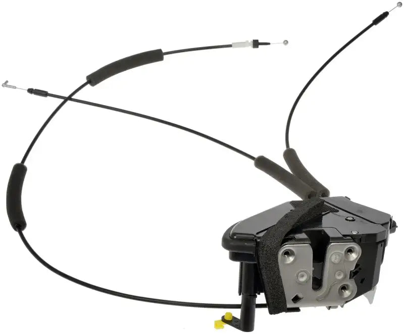 Car door latch with cables for Dorman Integrated Door Lock Actuator replacement