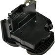 Black car door lock latch mechanism for Dorman door lock actuator cleaning and repair