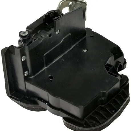 Black car door lock latch mechanism for Dorman door lock actuator cleaning and repair