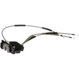 Car door lock actuator with latch assembly and cables for Dorman 937-992 door lock
