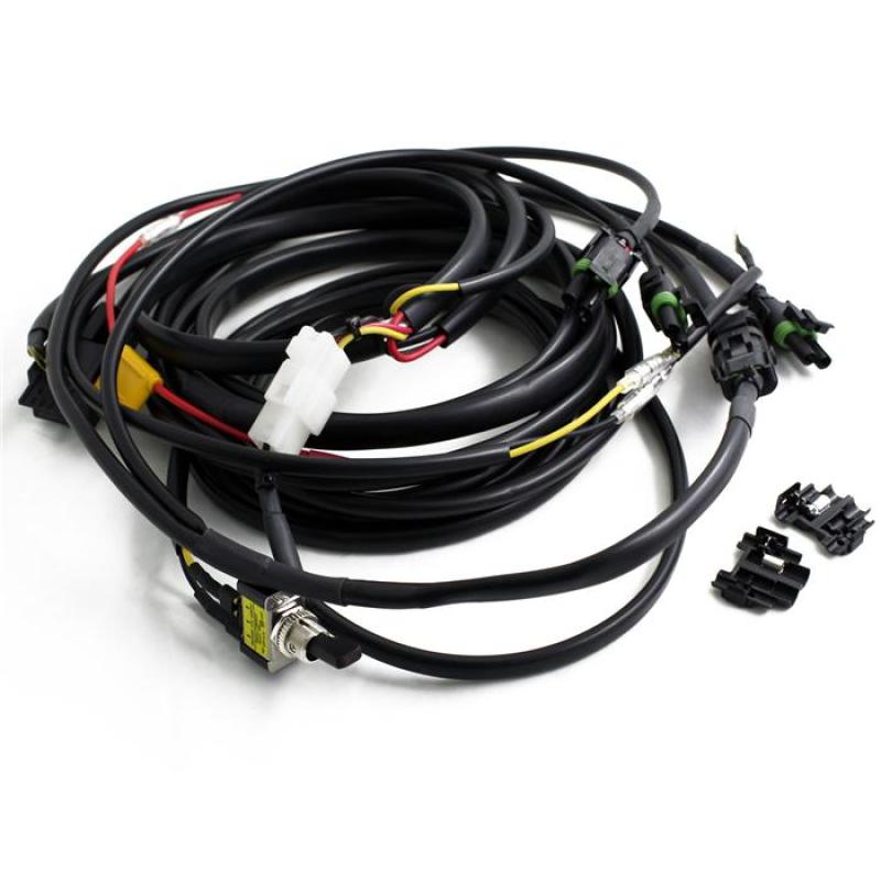 Baja Designs 613600 Baja Designs 325 WattsSquadron/S2 Wire Harness (3 Lights Max)