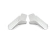 94173 B&B Molders Long Rain Gutter Spouts in white, designed for efficient water management and durability.