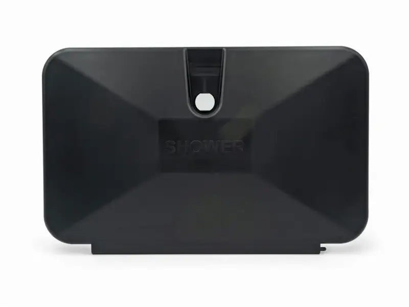 94189 B&B Molders Replacement Shower Door, modern black design, 12.875X7.75.