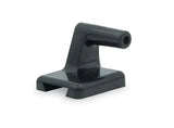 Black plastic shower head bracket for B&B Molders Ext Shower Head Bracket