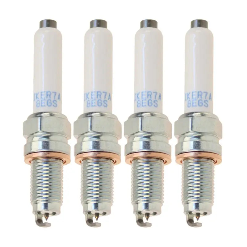 Four NGK Laser Iridium Spark Plugs for high-performance iridium spark plug replacement