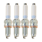 Four NGK Laser Iridium Spark Plugs for high-performance iridium spark plug replacement