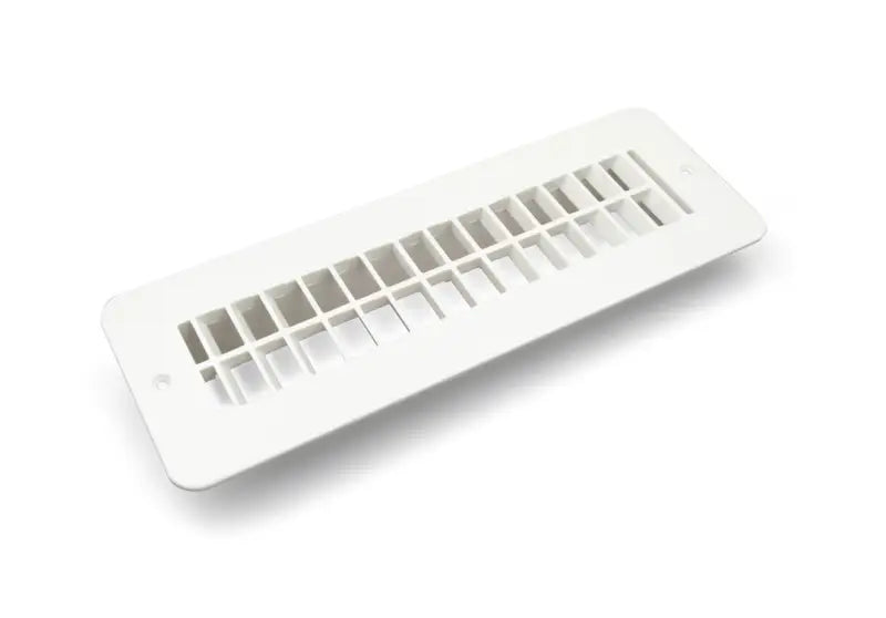 94256 B&B Molders Floor Register 2X10 No Damper, white, enhances home airflow and comfort