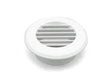 94264 B&B Molders Heat Vent 4' No Damper, white round design for optimal heat distribution