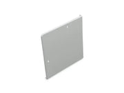 94289 B&B Molders 4' Sq Slideout Ex Cover shown in white, designed for RV slideout protection against all weather conditions, featuring durable construction and easy installation.