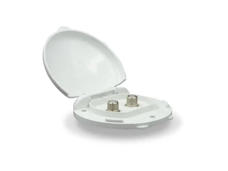 94324 B&B Molders Compact Enclosure Dual Cbl - Tv Cable Entry Plate