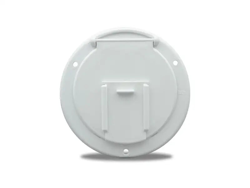 94328 B&B Molders Round Electric Cable Hatch with Back for premium electrical cable management, ideal for RV, automotive, powersports, off-road, marine, and truck accessories, ensuring neat cable installation and easy access, Inside RV, RV Parts Shop, Exterior Parts & Accessories, RV Electrical & Lighting, RV Electrical, AVADA - Best Sellers
