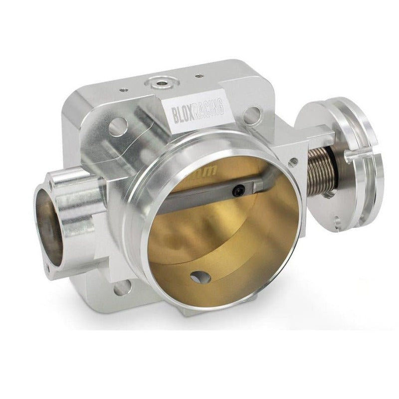 BLOX Racing BXIM-00205-SI-V2 BLOX Racing Honda B/D/H/F Series Engines 76mm Silver Billet Throttle Body V2 / Includes TPS