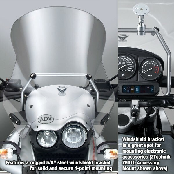 ZTechnik Vstream and Vstream Plus Windscreens Windshield/Windscreen Z2422 - Clear Tall Tour