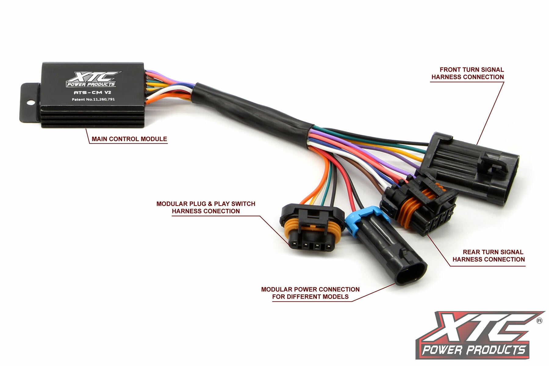 XTC Power Products Automatic Turn Signal Kit Illumination ATS-KAW-H2 - Self Canceling Horn