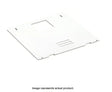 White Dometic door panel with cutouts in sleek white color for Dometic Door Wh 6G Dl White Asm