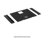 Black Dometic Svc Wh 6G Wide DL Door Kit with all necessary components for easy installation.