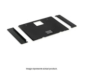 Black Dometic Svc Wh 6G Wide DL Door Kit with all necessary components for easy installation.