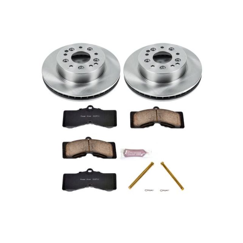 PowerStop KOE2596 Power Stop 1969 Chevrolet Camaro Front or Rear Autospecialty Brake Kit - KOE2596