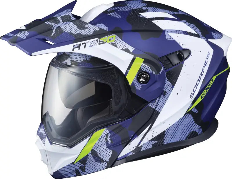 95-1613 Scorpion Exo Exo At950 Modular Helmet Outrigger Matte Blue Sm