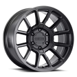 950B-89050 + 18 Raceline Gauge Satin Black 18X9 5X127 + 18Mm - Wheel