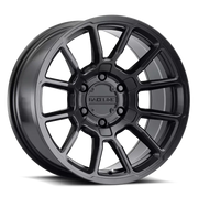 950B-89050 + 18 Raceline Gauge Satin Black 18X9 5X127 + 18Mm - Wheel