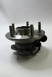 Silver and black Dorman wheel hub and bearing assembly for easy replacement