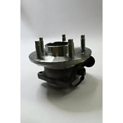 Silver and black Dorman wheel hub and bearing assembly for easy replacement