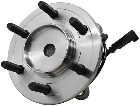 Silver hub bearing assembly with studs and electrical connector for 951-119 Dorman Hub Bearing Assembly