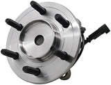 Silver wheel hub bearing assembly with studs and sensor for Dorman 951-119 hub bearing