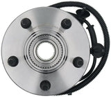 Silver wheel hub brg assy with black bolts and sensor cable for 951-837 Dorman Wheel Hub Brg Assy