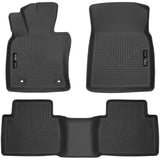 Husky Liners 95731 Husky Liners 2018 Toyota Camry Weatherbeater Black Front & 2nd Seat Floor Liners