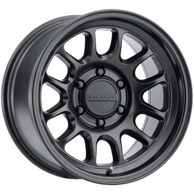 958B-79060-12 Raceline Rogue Satin Black 17X9 6X139.7 -12M - Wheel